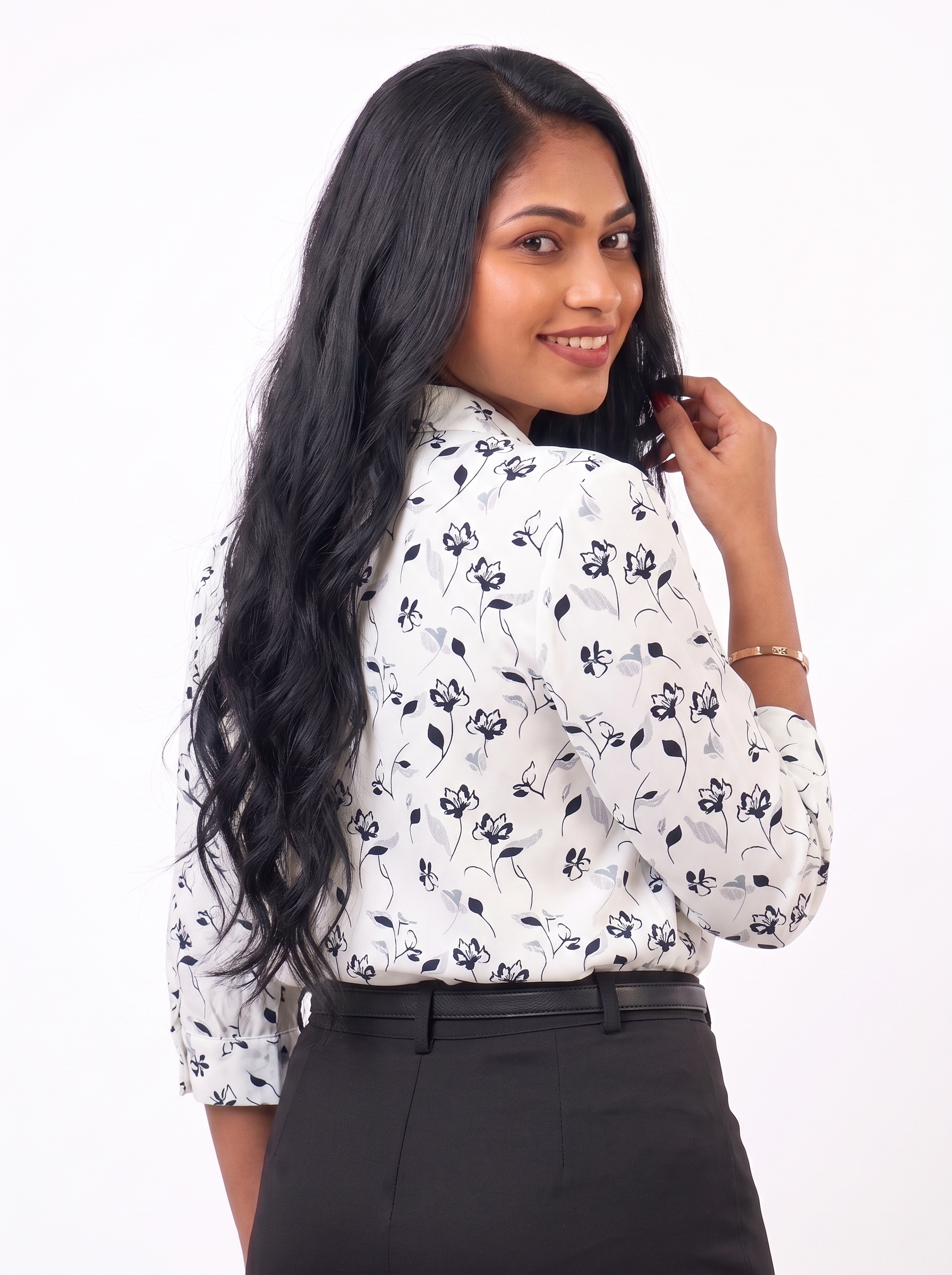 Ivy Bloom Blouse - Ladies Office Blouse, Sri Lanka (view 8)