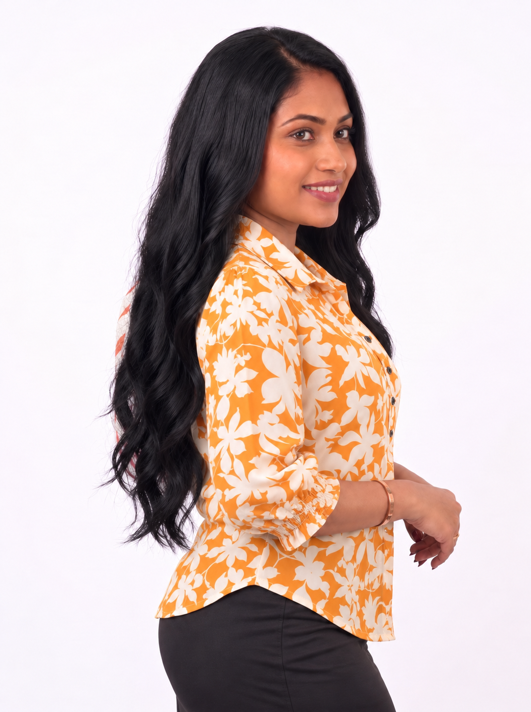 The Morning Blossom Blouse - Ladies Office Blouse, Sri Lanka (view 6)